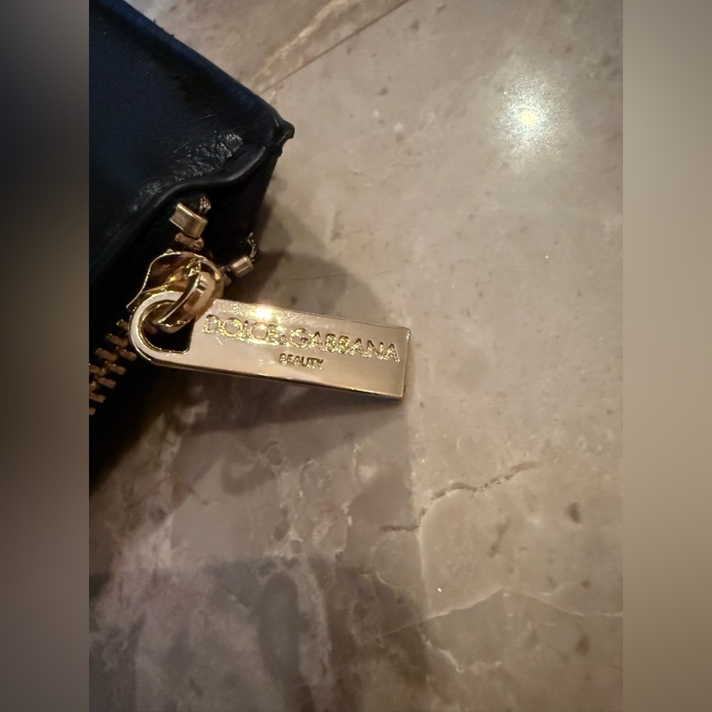 🖤✨NWT✨🖤Dolce & Gabbana Black Beauty Pouch with Box - Picture 7 of 8